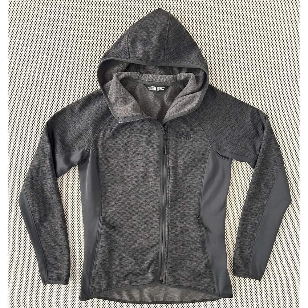 The North Face Womens‎ Arcada Hooded Jacket Full Asymmetrical Zip Medium